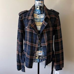 Crop Fitted Coat Sz XL